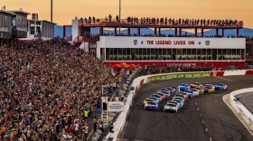 Fans filled the grandstands to watch the 2025 All-Star Race at North Wilkesboro.