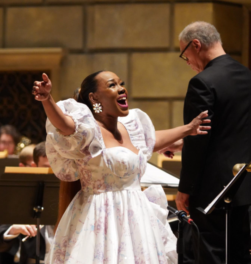 Kearstin Piper Brown sings "Songs of Harriet Tubman" by Nkeiru Okoye with the RPO
