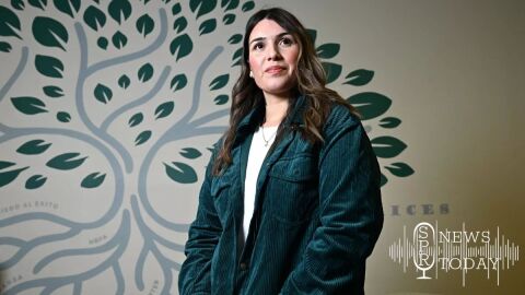 Esmeralda Sandoval stands in the Spokane office of Nuestras Raices on Thursday, Dec. 18, 2025. Sandoval, who works out of the group’s Othello office, is among The Spokesman-Review's 2025 Difference Makers.