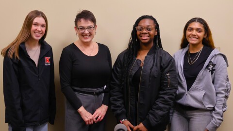 Left to Right: Madison Kietzman, Joy Walczak, Audrey Robinson, and Jaylynn Madison