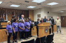 Dayton city commission were joined by Montgomery County commissioners and representatives from the Black Women's Health Initiative Monday for a press conference to discuss the threats to Medicaid health insurance and SNAP food assistance.