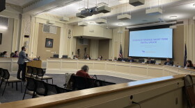 Lexington Revenue Director Wes Holbrook addresses members of the Council Budget Committee