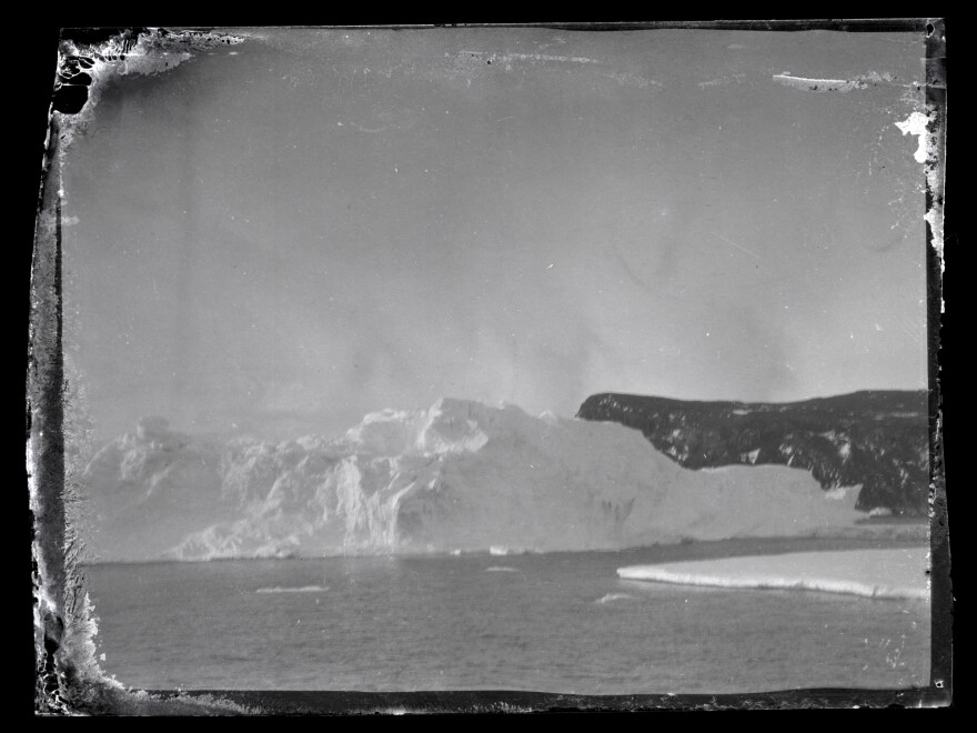 Iceberg and land, Ross Island.