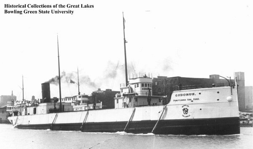The bulk freighter Codorus, built in 1892 in Buffalo, New York. Photo: Historical Collections of the Great Lakes/Bowling Green State University
