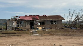 The west-side neighborhood of Lomita Terrace took the brunt of the storm that hit Sanderson.