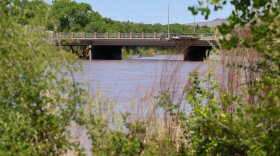 Thanks to higher than average snowmelt and runoff, the Rio Grande in Albuquerque is flowing more than it was at this point last year