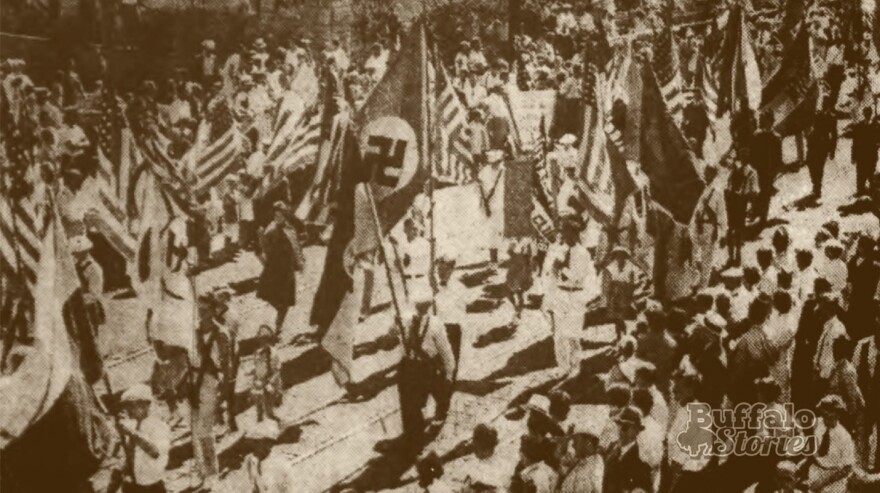 German Day celebration at Schiller Park on Genesee Street, 1938. (Courier-Express via Steve Cichon, Buffalo Stories)