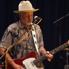 Miles Nielsen & The Rusted Hearts performing live in WNIJ's Studio A