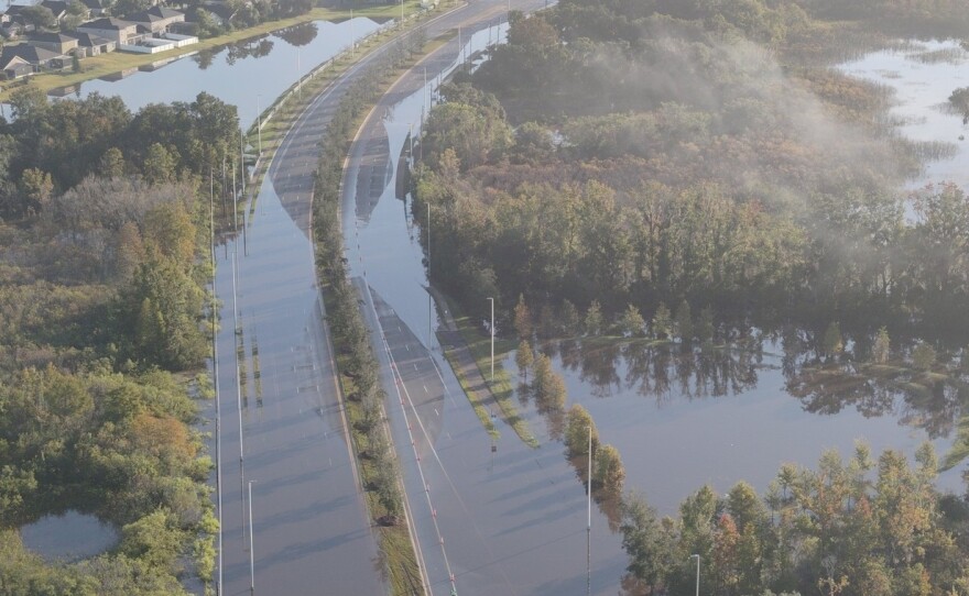 Aftermath of flash flooding in Central Florida from October 2025.