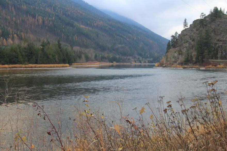 The Kootenai River near Libby, MT.