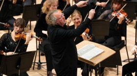 Conductor Stéphane Denève leads the St. Louis Symphony Orchestra, November 2025