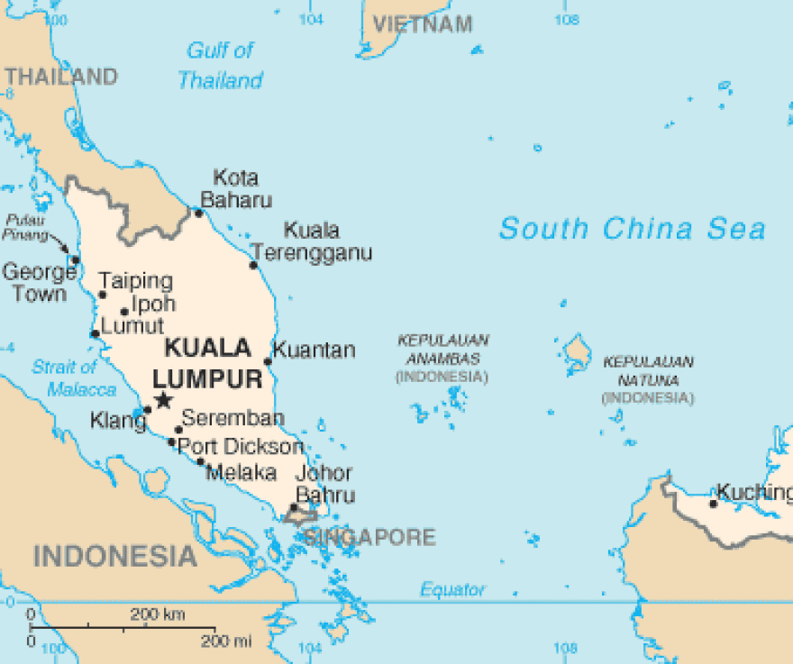 The flight departed from Kuala Lumpur and was last reported over open waters between Malaysia and Vietnam.