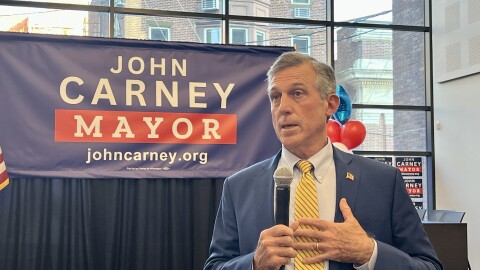Gov. John Carney announces his candidacy for Mayor of Wilmington.