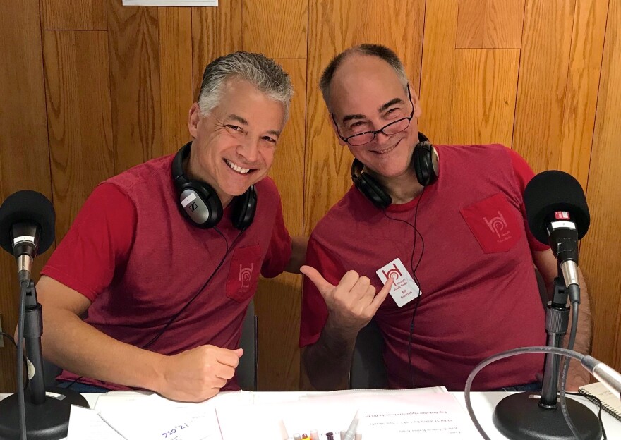 HPR President and General Manager José A. Fajardo with Vice President and News Director Bill Dorman