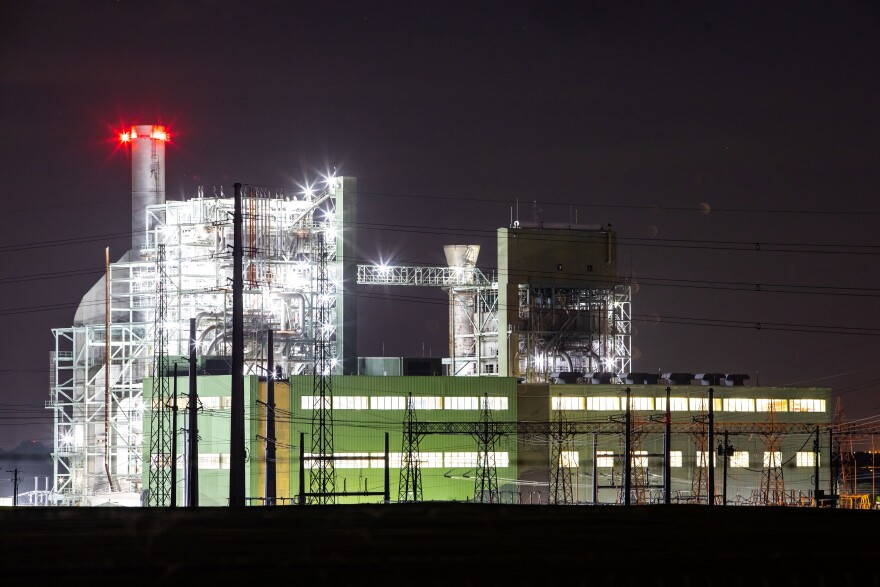 The Austin Energy Decker Creek Power Station natural gas plant in East Austin on June 25. 