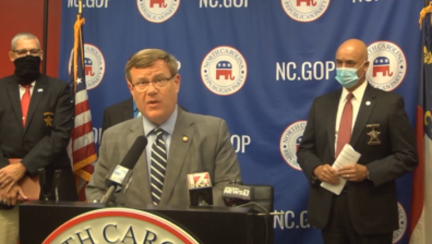 House Speaker Tim Moore criticized some legislative Democrats for their ties to a group called Future Now.