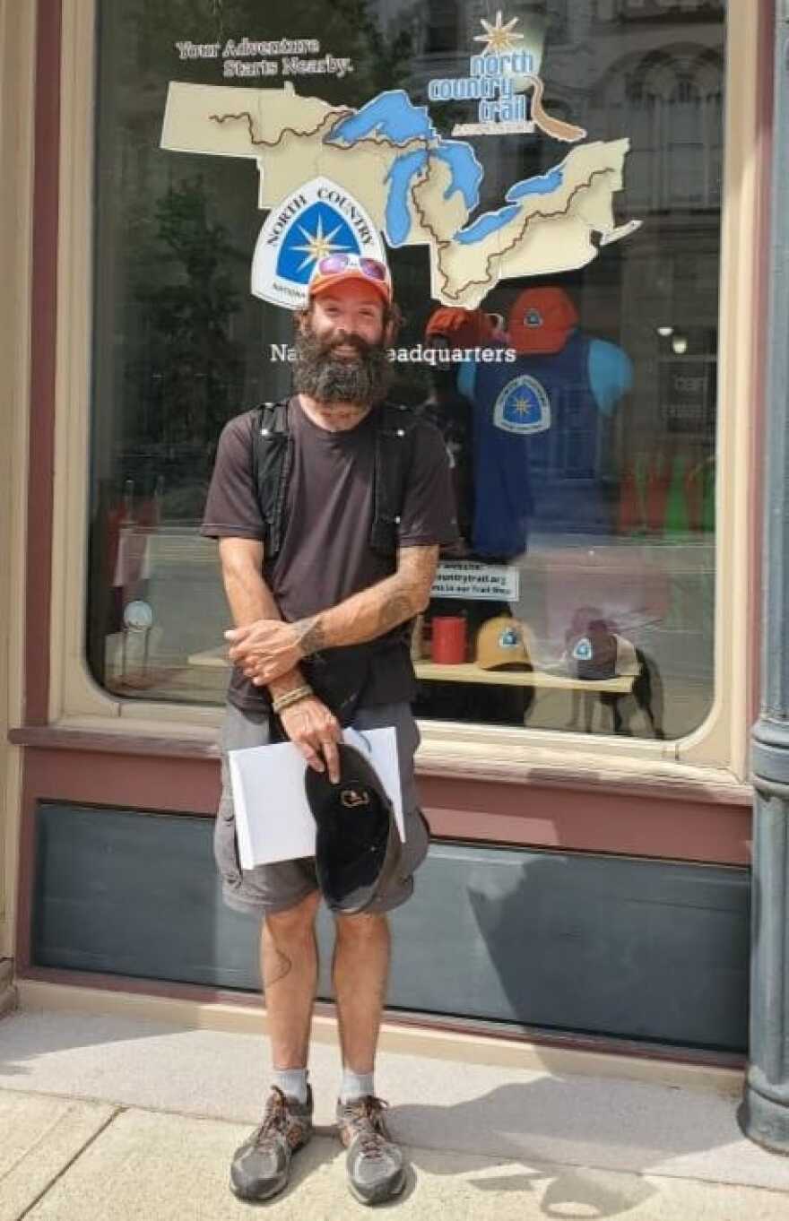 Aaron Landon at the North Country National Scenic Trail headquarters