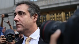 Michael Cohen, former lawyer to President Trump, exits the Federal Courthouse on Aug. 21, 2018 in New York. Cohen reached an agreement with prosecutors, pleading guilty to charges involving bank fraud, tax fraud and campaign finance violations. (Yana Paskova/Getty Images)