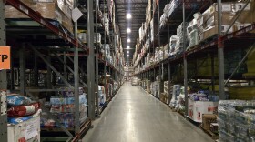 The sprawling San Antonio Food Bank warehouse and volunteers help feed those in need across a large region