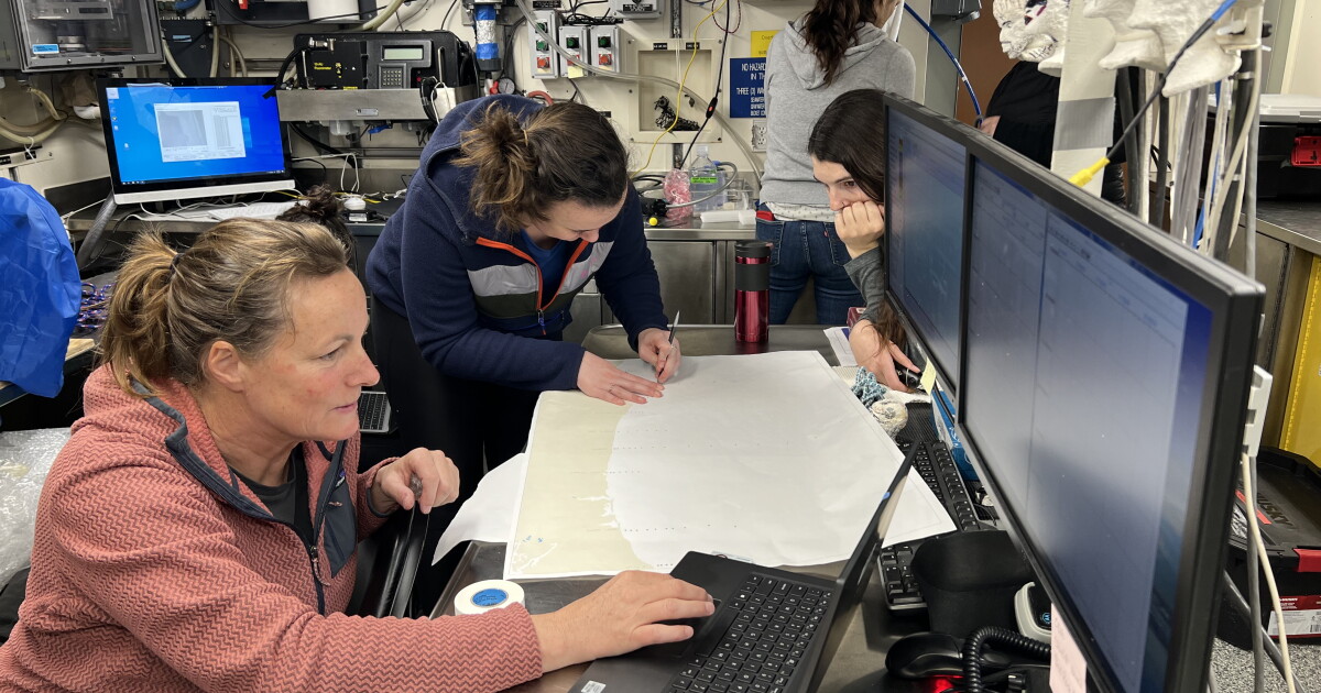 Rebecca Shellock Scientists head to sea to learn more about ocean conditions