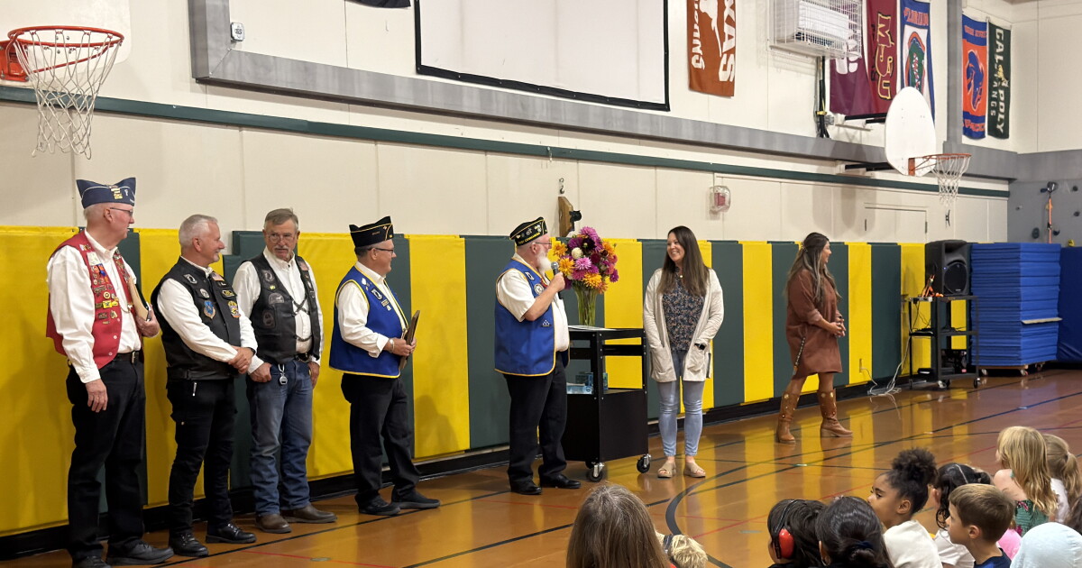4J elementary teacher named teacher of the year from local veterans organizations