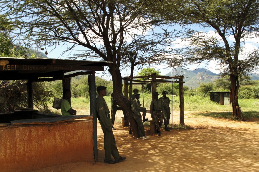 Game rangers report for duty at a community conservancy in northern Kenya. The flourishing safari economy in Kenya generates more than $1 billion a year and nearly 500,000 jobs.