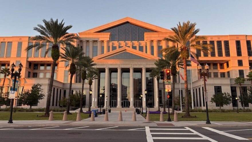 Pictured: Duval County Courthouse where former Senator Steven Payne is being tried for sexual battery.