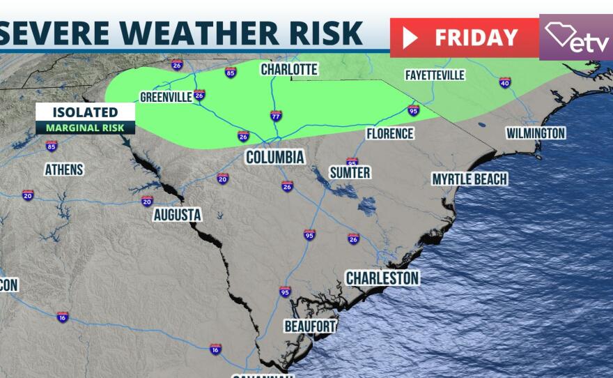 Friday Storm Risk