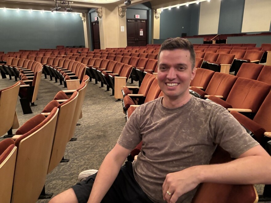 Producing director of theatre at the Carnegie, Tyler Gabbard.