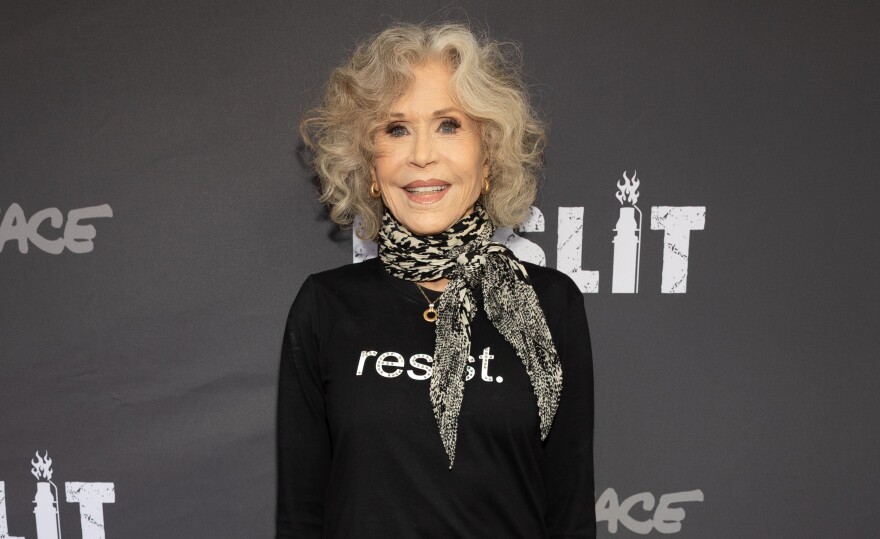 Jane Fonda attends the premiere of "Gaslit" at the IFC Center on Friday, June 12, 2026, in New York.