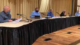 Sumter County Commissioner Craig Estep, second from left, says he will be looking the "sweet spot" when it comes an increase in impact fees. Photo: Joe Byrnes
