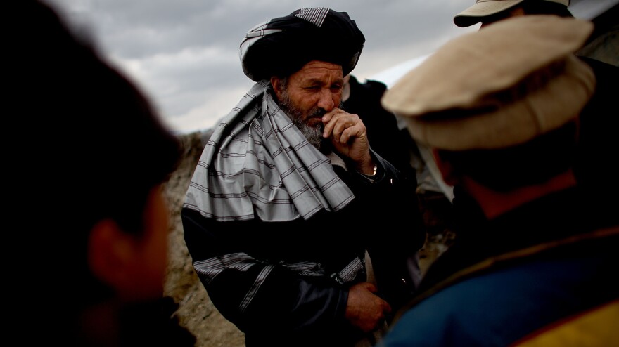 Mohammed Ibrahim is the camp elder at the Nasaji Bagrami camp.