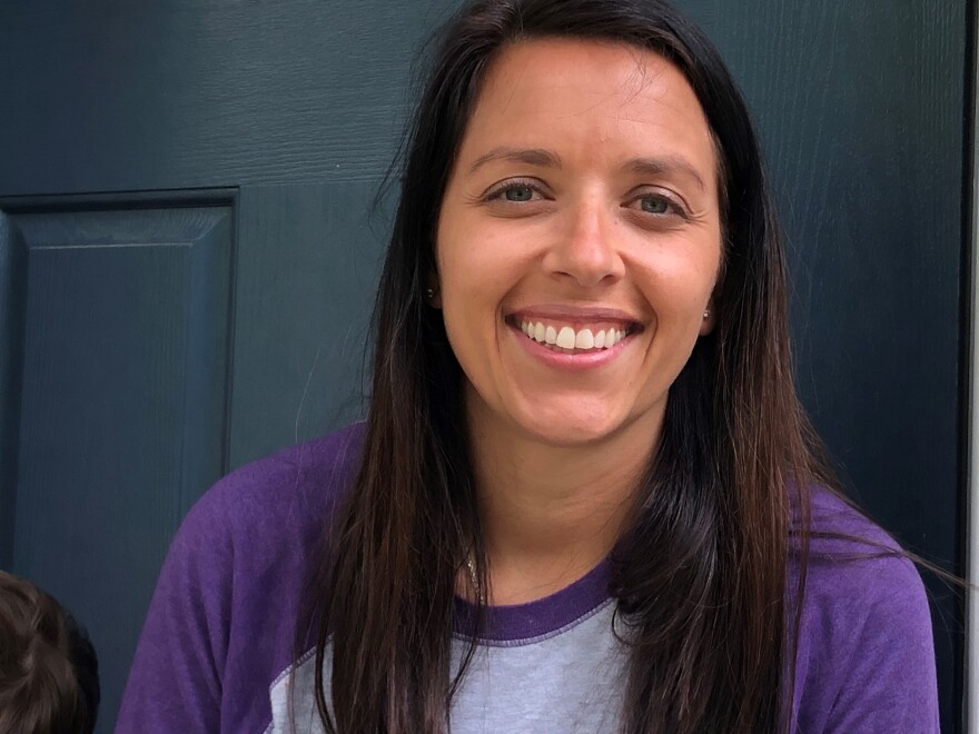 Ana Dubois, 37, Durham resident, mother of three – she and her husband re-registered from Democrat to Unaffiliated in December (2020)