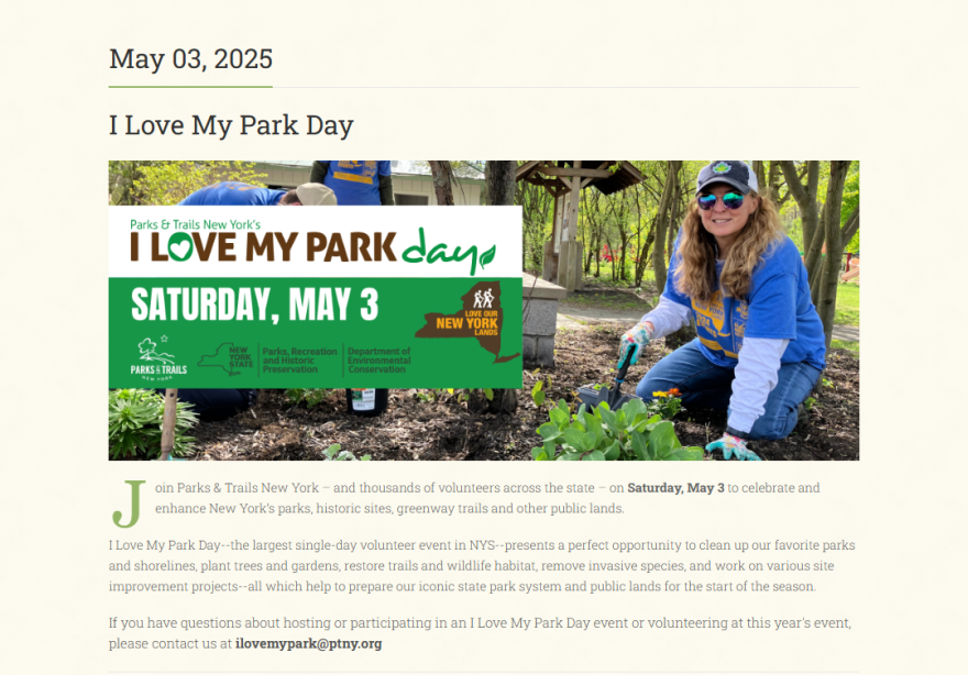A screenshot of https://www.ptny.org/events/i-love-my-park-day