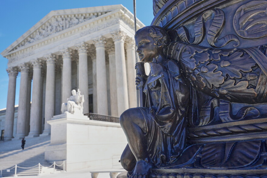The U.S. Supreme Court is seen Friday, Sept. 25, 2026, in Washington.