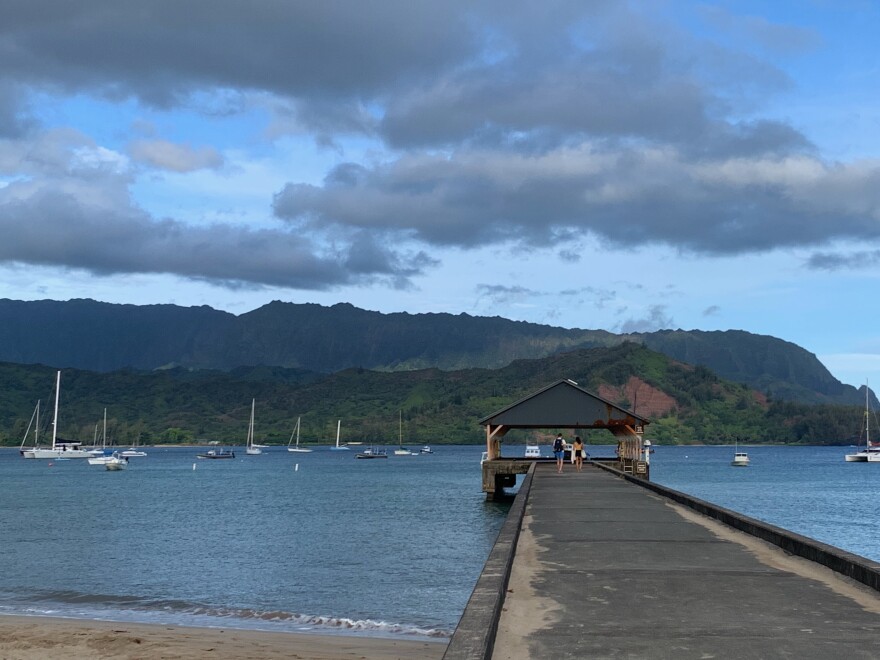 FILE - Hanalei Bay on Kauaʻi