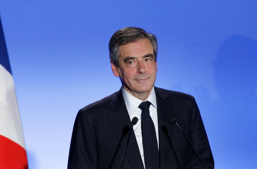 Francois Fillon is the presidential candidate of the center-right Republicans party.