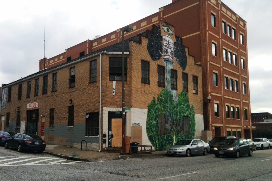 The Bell Foundry building is located in Baltimore's Station North neighborhood.