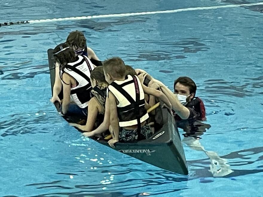 Kids learn water safety with first-hand experience.