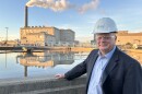 Kevin Shafer at the Jones Island Water Reclamation Facility wastewater treatment plant in Milwaukee. (credit: Dan Wanschura / Points North)
