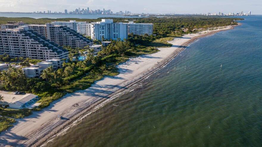 Beachfront condos in Key Biscayne