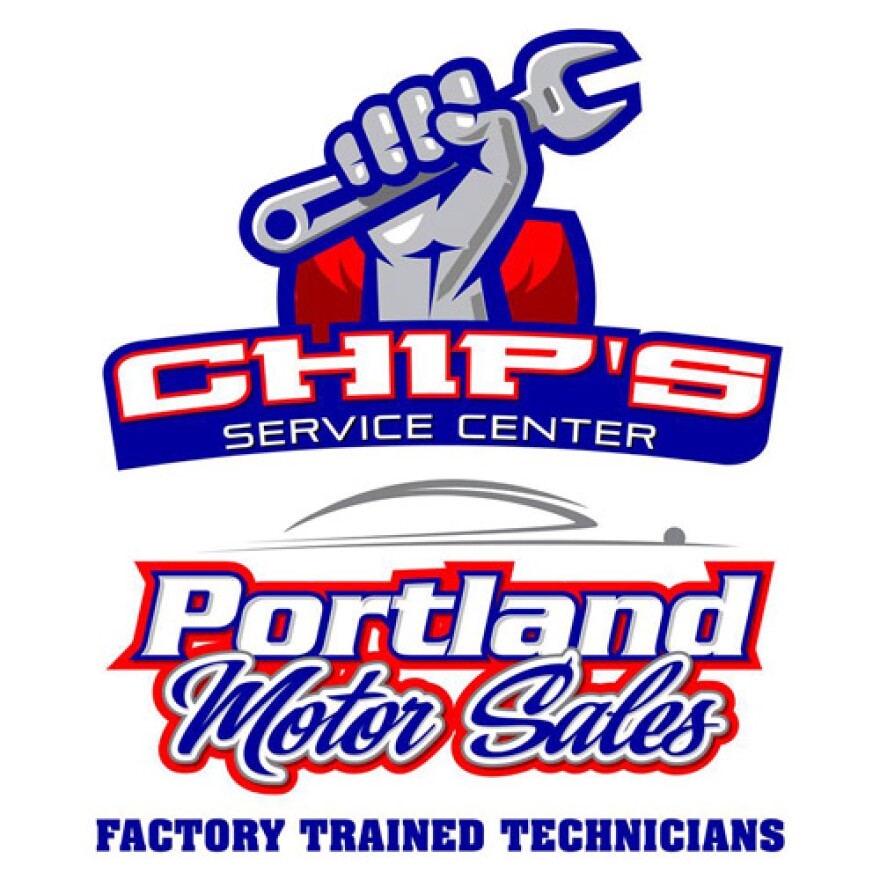 Chips Service Center and Portland Motor Sales logo