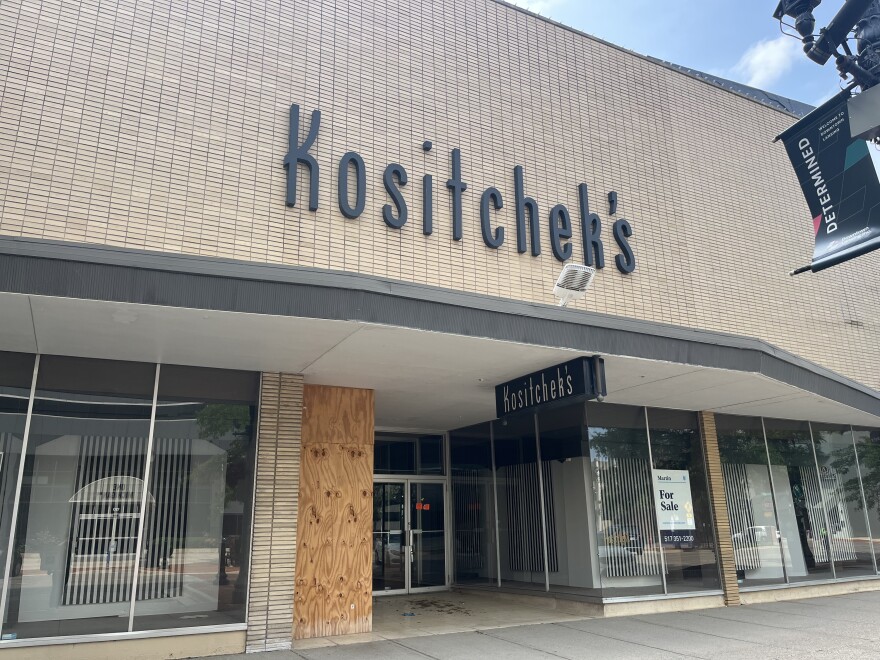 Kositchek's was a men's fine apparel store located in downtown Lansing. A flooding roof forced the business to close two years ago, and staff have made the decision to close permanently.