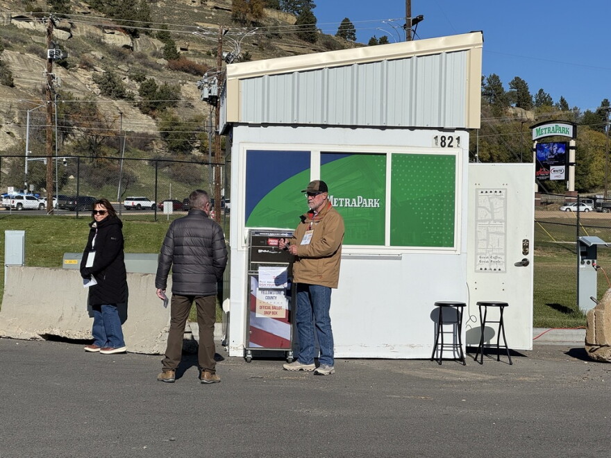Yellowstone County Drive Up Ballot Drop off at Metrapark