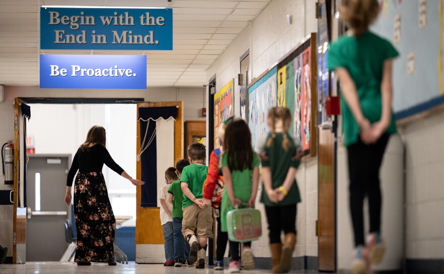 Experts predict in-person school will be able to open widely around the country by fall. Some places already have, like Medora Elementary School in Louisville, Kentucky.
