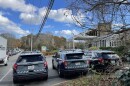 Falmouth police, acting on a tip, swarmed a Holiday Inn this afternoon, but came up empty-handed.