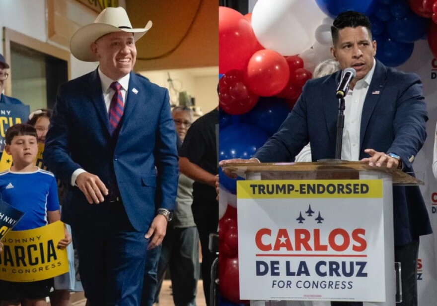 Democrat Johnny Garcia and Republican Carlos De La Cruz are the nominees in Texas’ 35th Congressional District.