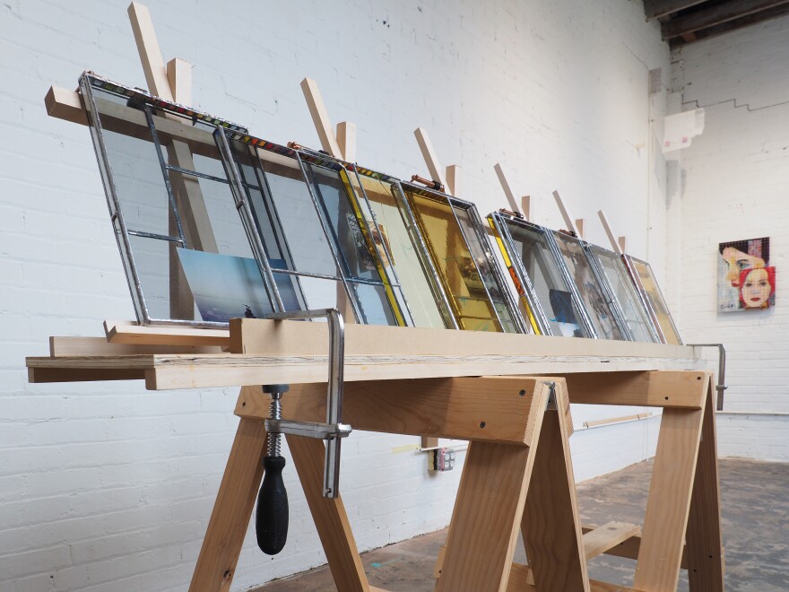 The group exhibition "Speeding" is at 100,000,000 Space through January 17.