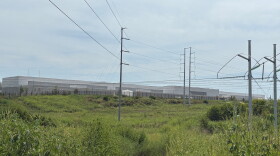 The backside of the Meta data center campus in Gallatin, TN.