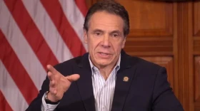 Former Gov. Andrew Cuomo. (WMHT/Dan Clark)